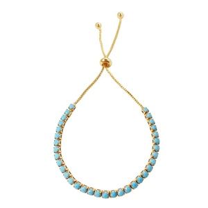 Turquoise tennis bracelet